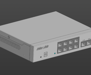 3D модель Коммутатор MikroTik CSS610-8G-2S+IN