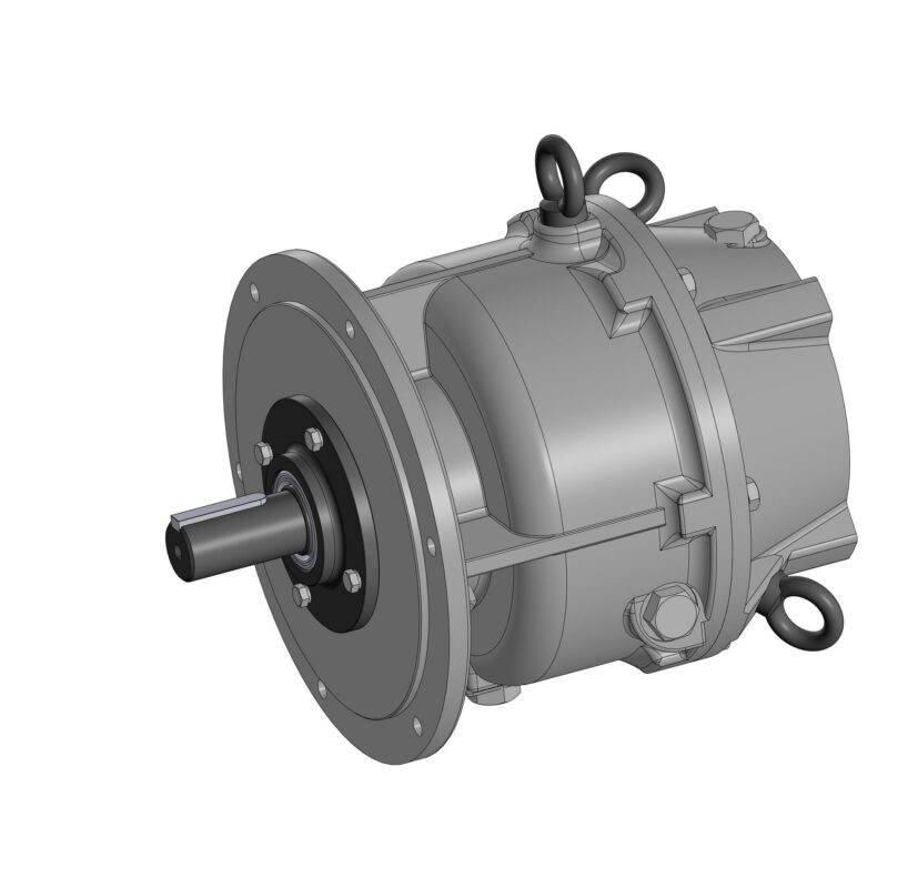 3D модель Мотор-редуктор МПО2М-10