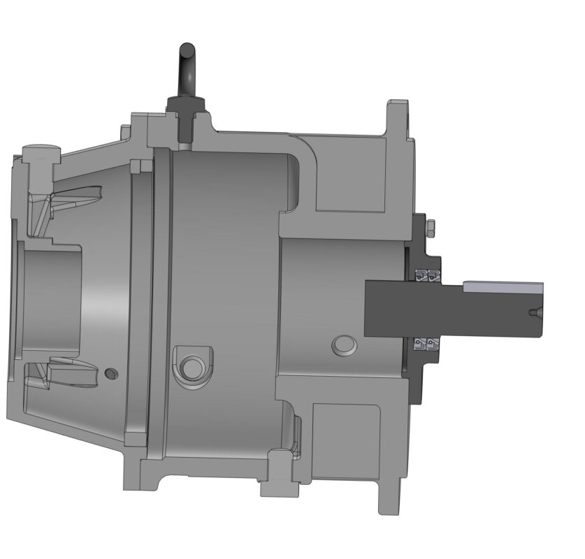 3D модель Мотор-редуктор МПО2М-10