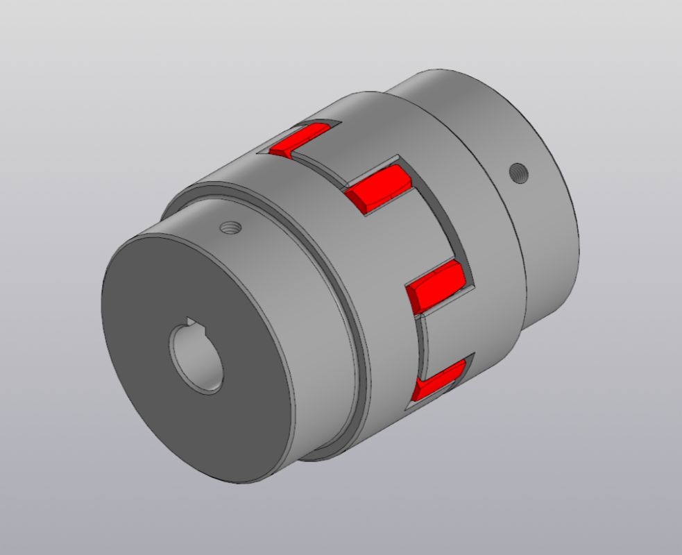 3D модель Муфта кулачковая Rotex 42