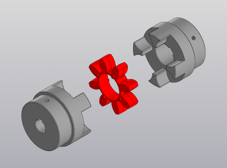 3D модель Муфта кулачковая Rotex 42