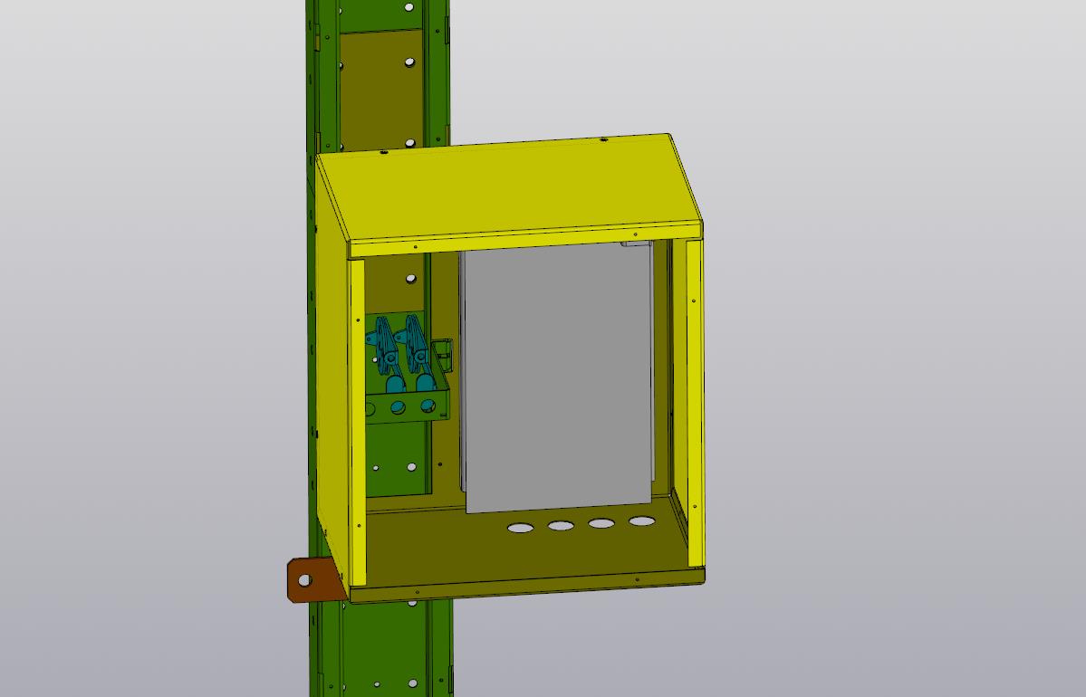 3D модель Устройство контроля количества штрипса в "расходной петеле"