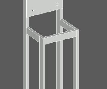 3D модель Опора аквадистиллятора АЭ-25 МО