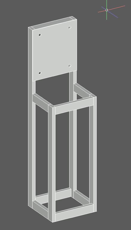 3D модель Опора аквадистиллятора АЭ-25 МО