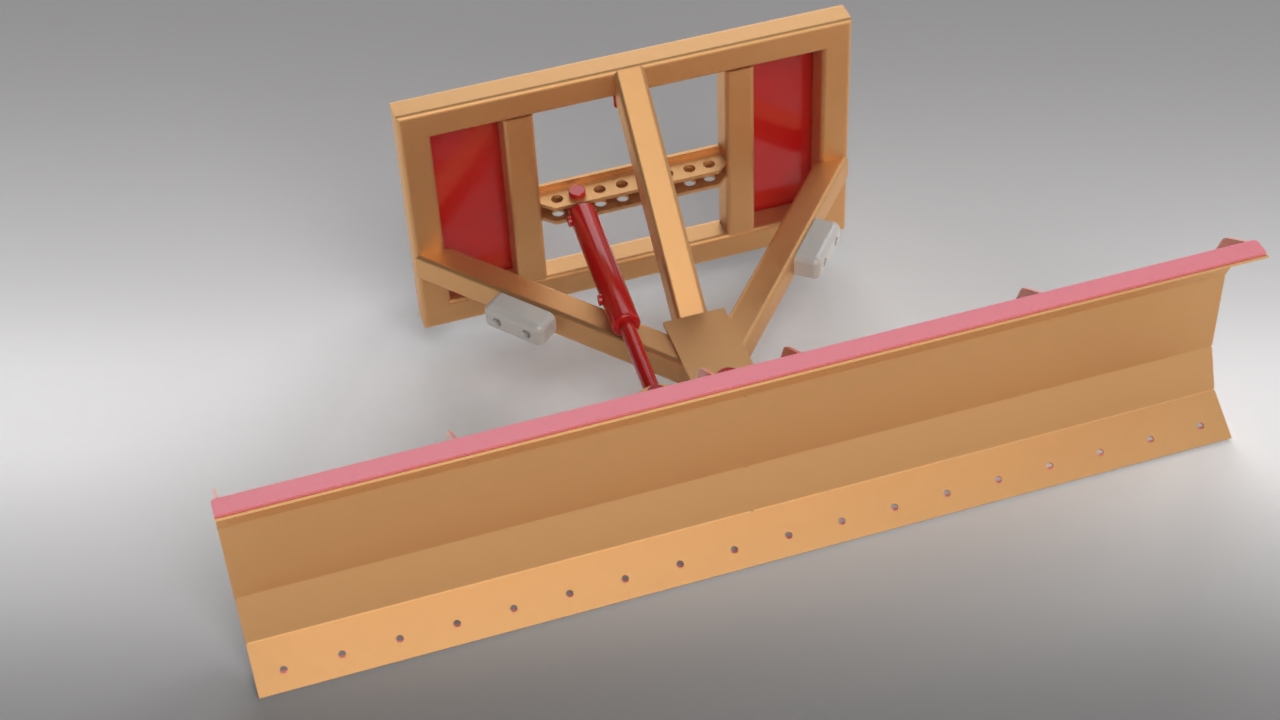 3D модель Отвал универсальный