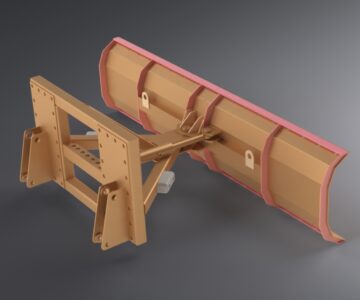 3D модель Отвал универсальный