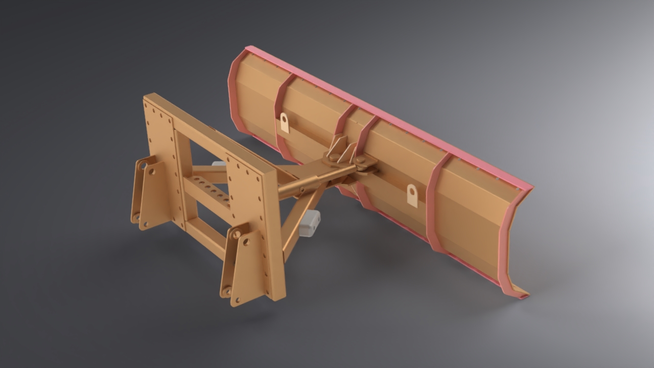 3D модель Отвал универсальный