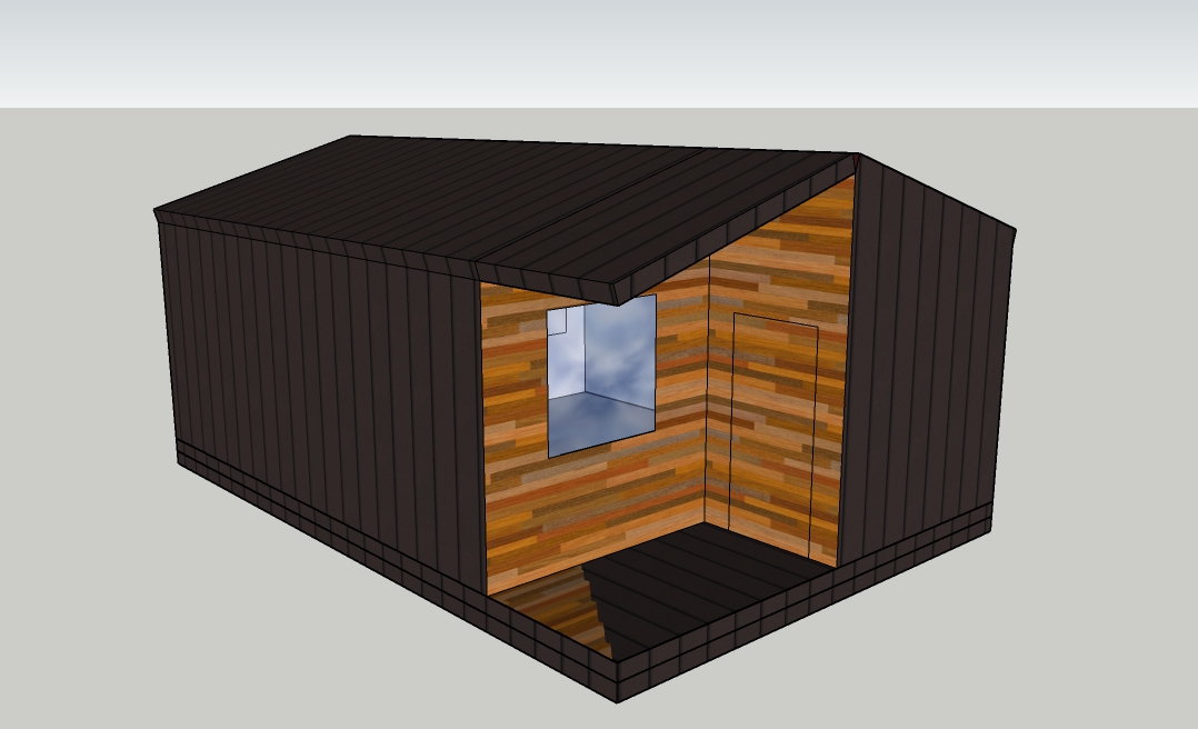 3D модель Дом 7,5х5