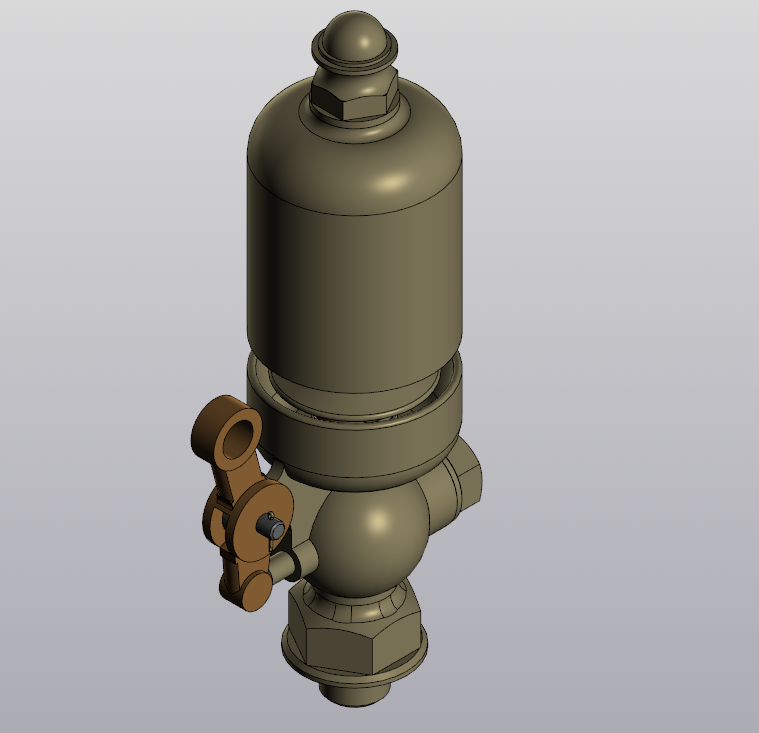 3D модель Паровой сигнал