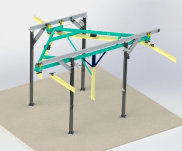 3D модель Разветвитель для подвесных путей