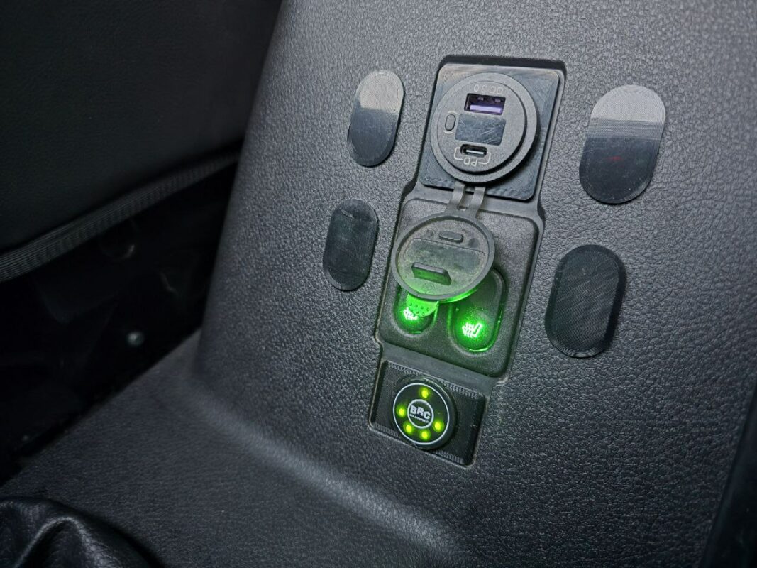 3D модель Вставка под газовое оборудование УАЗ Патриот