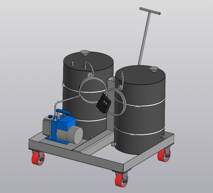 3D модель Установка для смены масла