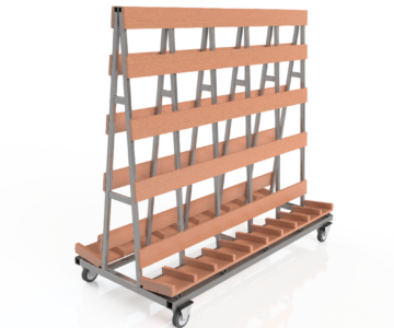 3D модель 3D модель пирамиды для транспортировки окон