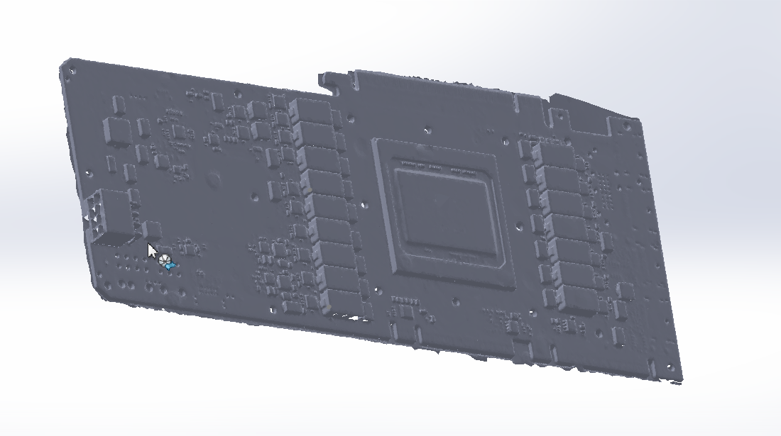 3D модель Плата Nvidia Tesla P100 (скан)