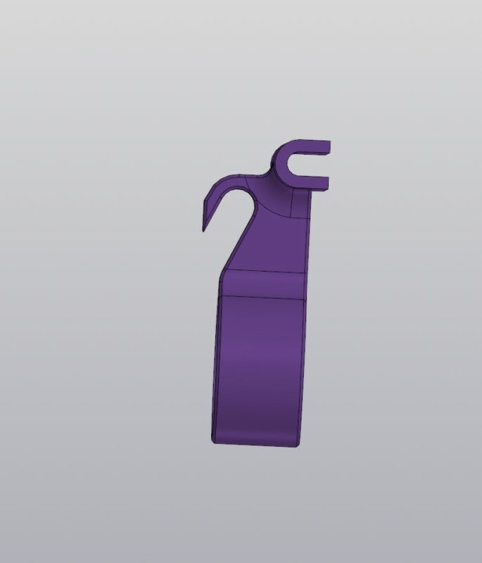 3D модель 3D модель: Площадка под стабилизатор планера F1A