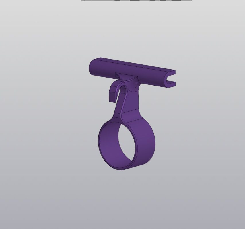 3D модель 3D модель: Площадка под стабилизатор планера F1A