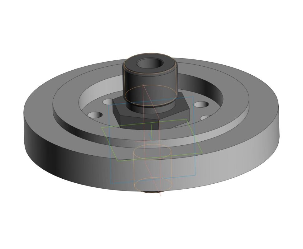 3D модель Переходник масляного фильтра КАМАЗ Евро5 _ ДТ 75