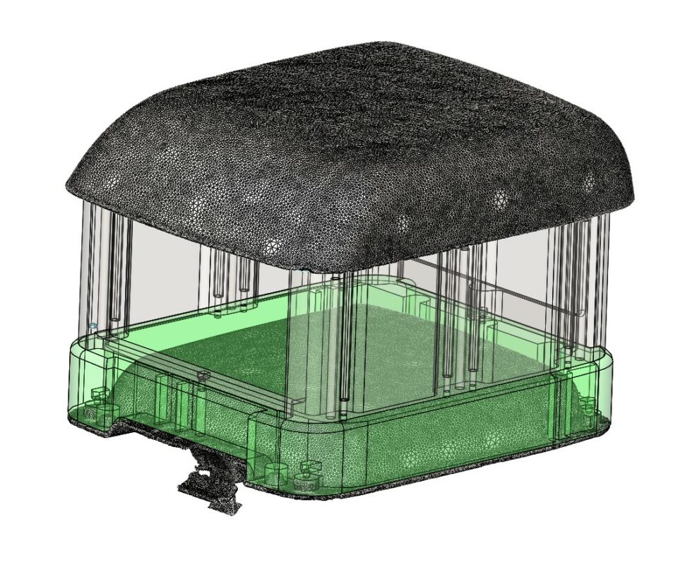 3D модель Патриот подлокотник УАЗ