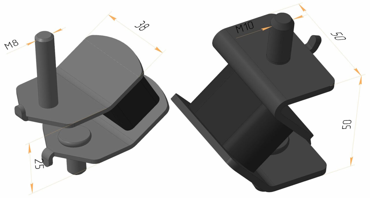 3D модель Подушки генераторов, мотопомп
