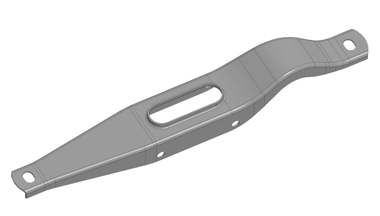 3D модель Поперечина кпп ВАЗ 2101 4-х ступенчатая