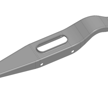 3D модель Поперечина кпп ВАЗ 2101 4-х ступенчатая