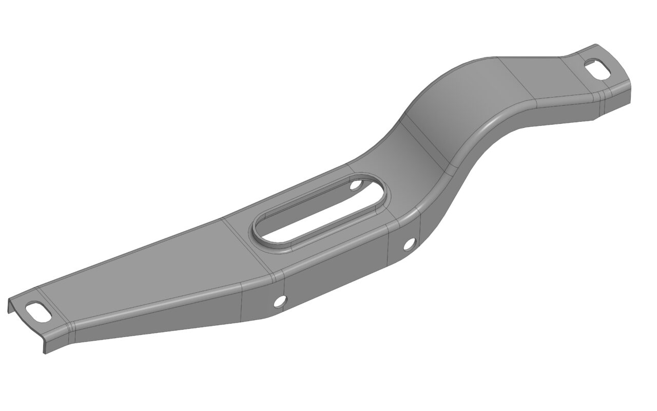 3D модель Поперечина кпп ВАЗ 2107 5-ти ступенчатая