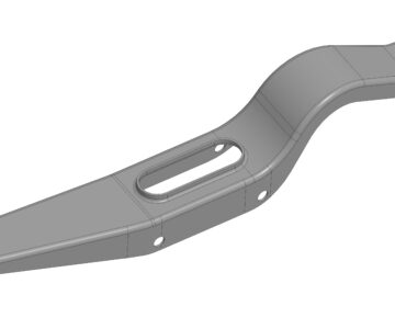 3D модель Поперечина кпп ВАЗ 2107 5-ти ступенчатая