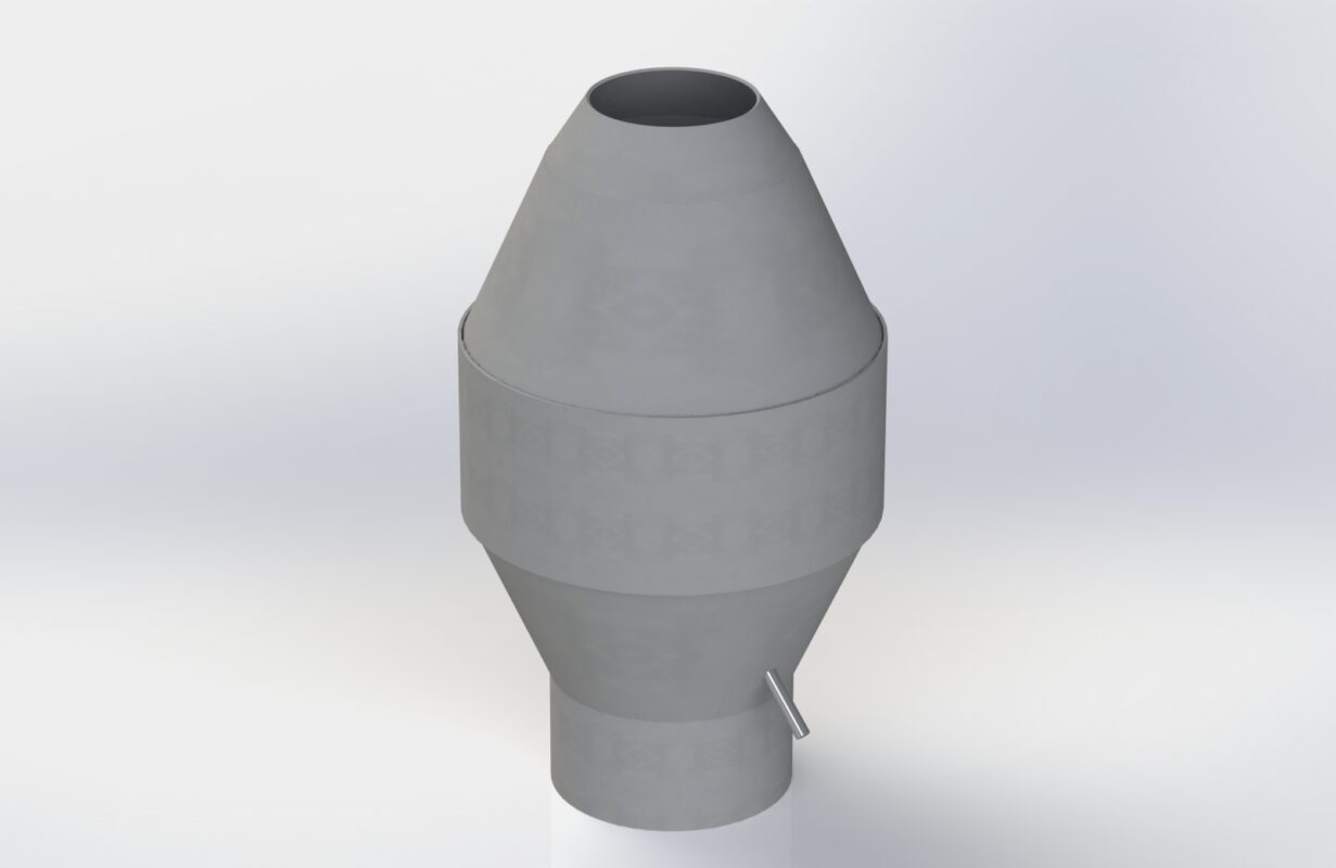 3D модель Дефлекторный колпак диаметр 400 мм