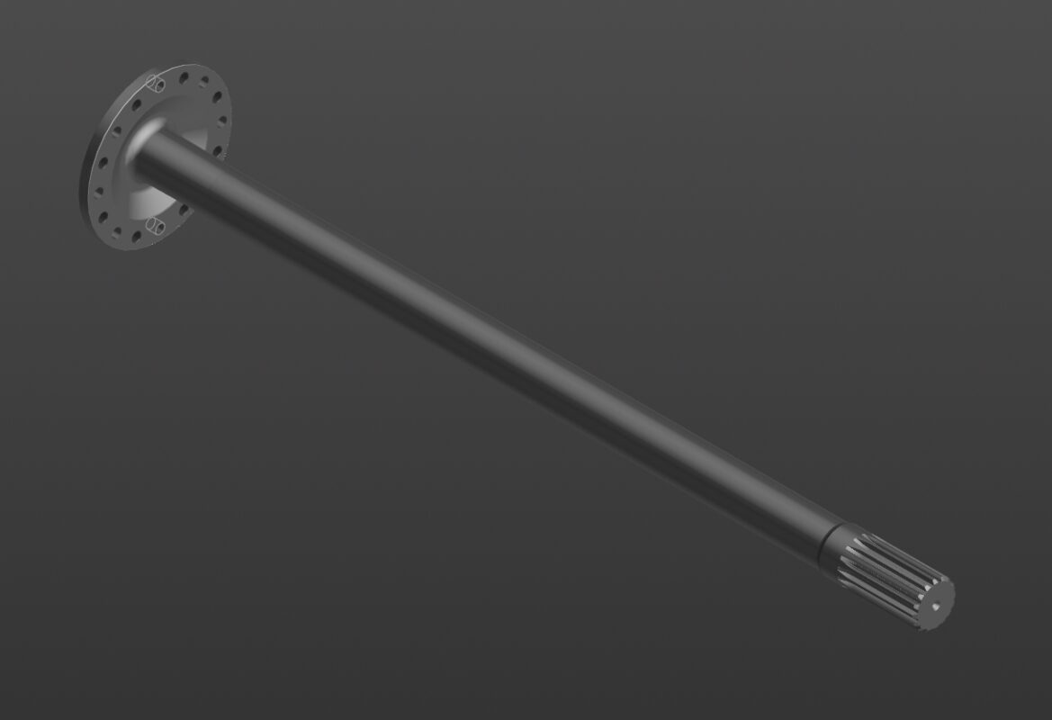 3D модель Полуось 120-2403070 (ЗИЛ-164)