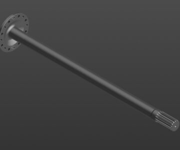 3D модель Полуось 120-2403070 (ЗИЛ-164)