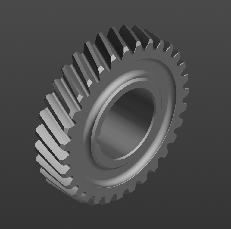 3D модель Шестерня третьей передачи промежуточного вала 120-1701051 (ЗИЛ-164)