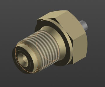 3D модель Клапан подачи горючего 121-1107330 (ЗИЛ-164)