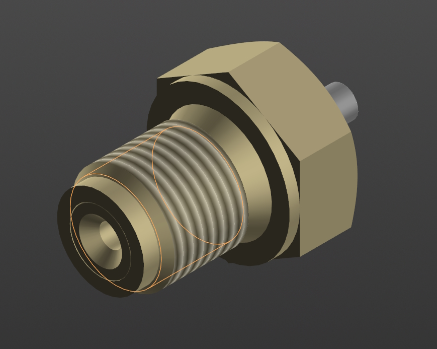 3D модель Клапан подачи горючего 121-1107330 (ЗИЛ-164)