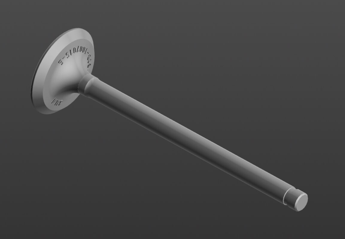 3D модель Клапан впускной 150В-1007010-Б и выпускной 150В-1007015-Б (ЗИЛ-164)