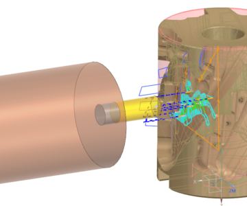3D модель Проект-образец в NX - фреза-кукуруза
