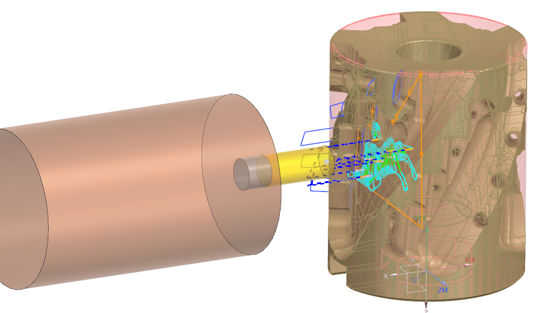 3D модель Проект-образец в NX - фреза-кукуруза