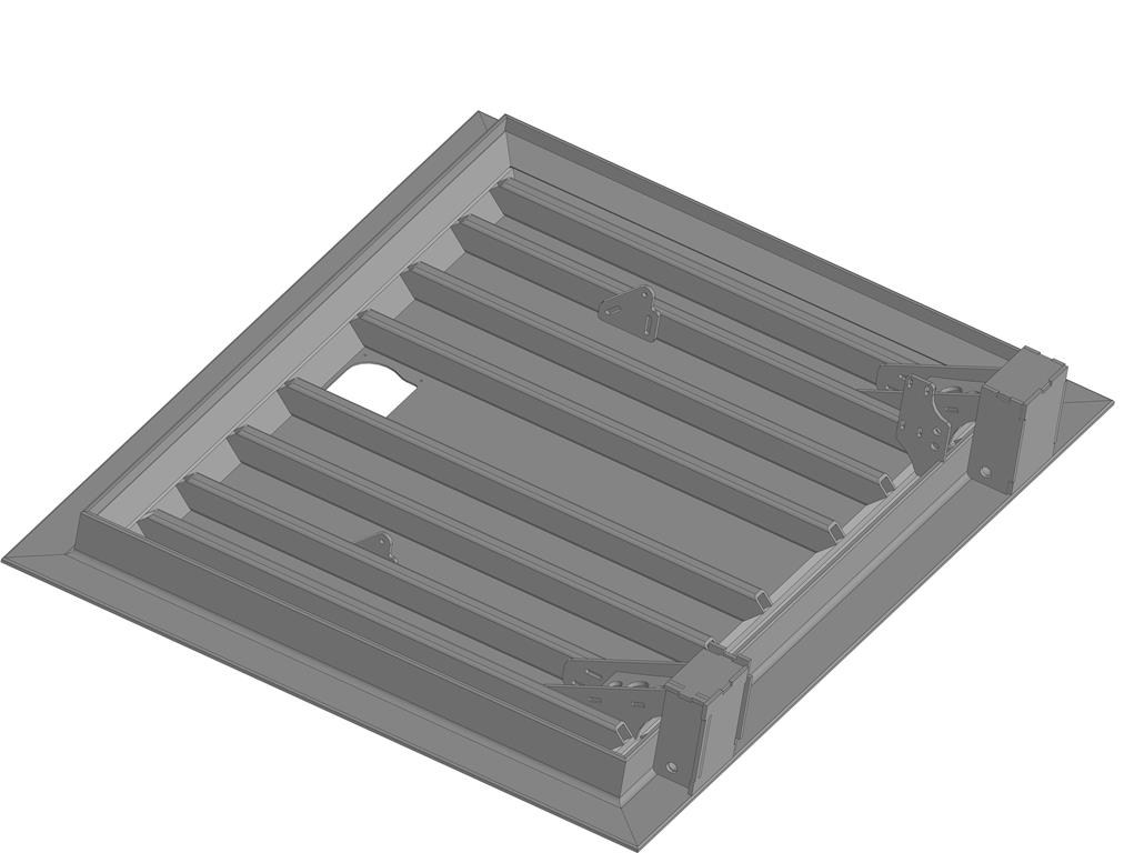 3D модель Люк в подвал под проем 925х680