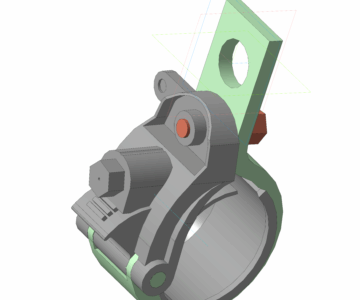 3D модель Зажимы PSP 122, GUKo, GUKp2, GUKp4 SICAME