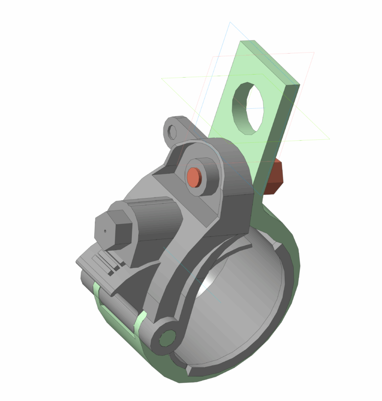 3D модель Зажимы PSP 122, GUKo, GUKp2, GUKp4 SICAME