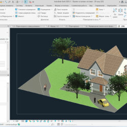 3D модель Двухэтажный дом в г.Кокшетау
