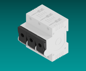 3D модель Рубильник Woehner Ambus PoverSwich с предохранителями DO_3р