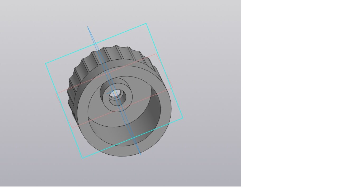 3D модель Ручка термостата теплого пола