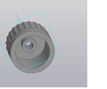3D модель Ручка термостата теплого пола