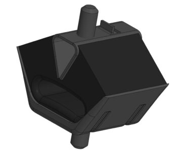 3D модель Опора двигателя bmw 3 (e30) 316 09.1982 - 12.1987, bmw 3 (e30) 316 i 09.1987 - 06.1991