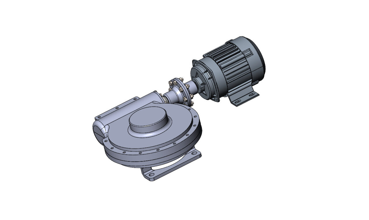 3D модель Редуктор червячный с приводом uред=20