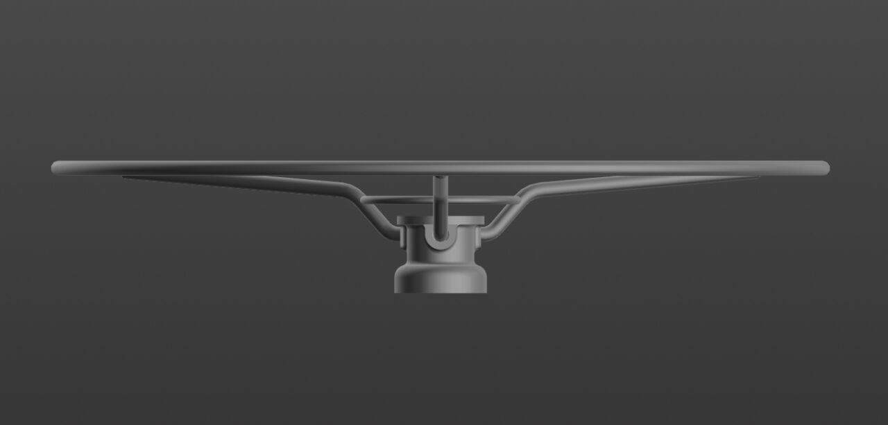 3D модель Каркас рулевого колеса 120-3402020 (ЗИЛ-164)