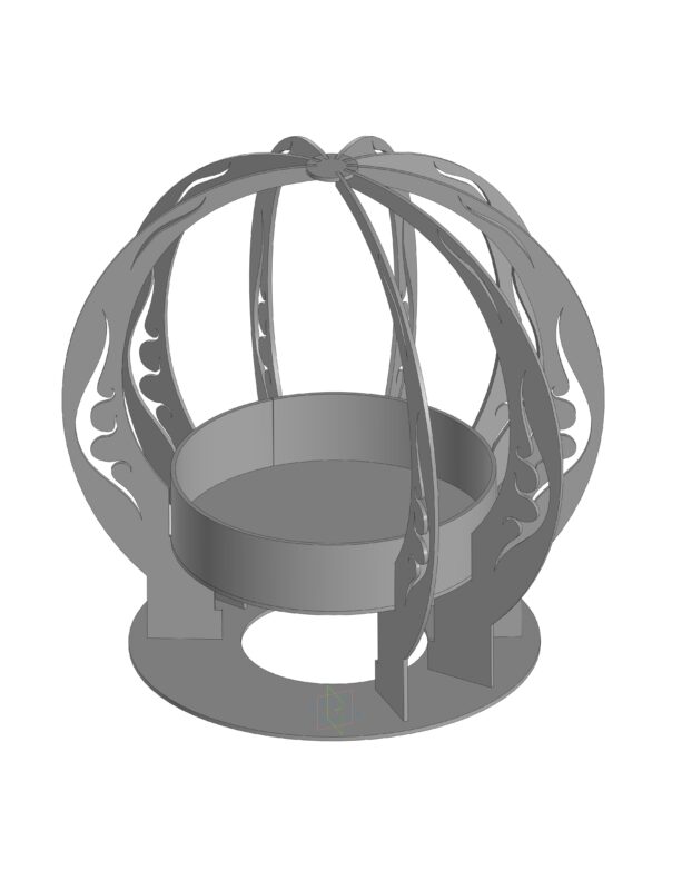 3D модель Очаг для костра сфера