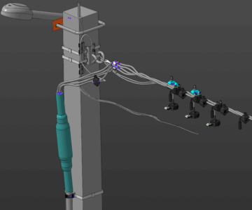 3D модель Переход с КЛ в СИП