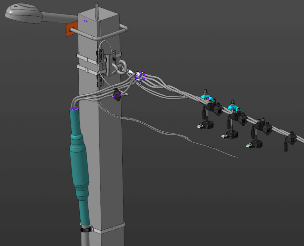 3D модель Переход с КЛ в СИП