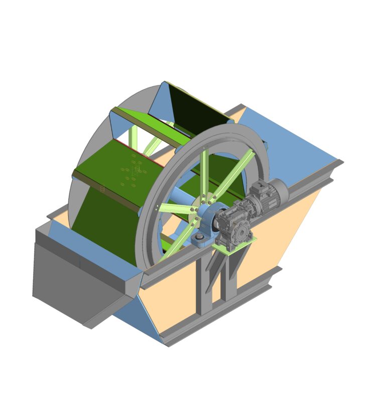 3D модель Пескомойка с производительностью 10 куб в час